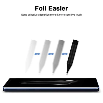 2gab Ekrāna Aizsargs Šķidruma Pilna Līmi Samsung Note9 S9 Plus S8 S10e Rūdīta Stikla Huawei P30 Pro Mate 20 Pro 1+7 Pro