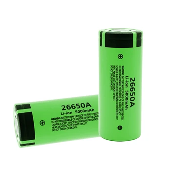 3.7 V 5000mAh Jauns Akumulators 26650A Augstas Ietilpības 26650 Li-jonu Uzlādējamas Batterie LED lukturīti