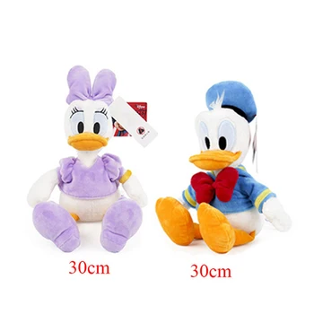 30-46cm Disney Mickey Mouse Minnie Donald Duck Daisy Plīša Rotaļlietas Dzīvnieku Pildījumu Lelles Dzimšanas diena Ziemassvētku Dāvanu Bērniem