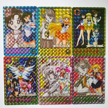 32pcs/set Sailor Moon Bērnības Atmiņām Rotaļlietas Hobiju Hobijs Kolekciju Spēļu Kolekcija Anime Kartes