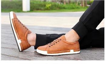 3545 - ikdienas apavi ērti vīriešu kurpes vienkārši atmosfēru vīriešu apavi, ādas apavi