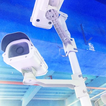 360 Grādu Pole Montāža CCTV Kameras Kronšteinu Uzstādīšana Stāv Turētājs CCTV Aksesuāri Drošības Kameru