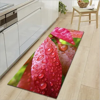 3D Virtuves Grīdas Paklājiņš Anti-slip Apgabala Paklāju, Lai Dzīvojamā Istaba Guļamistaba Paklāji Gultas Paklājs Vannas Kāju Paklājiņš Mājas Durvis, Paklāja