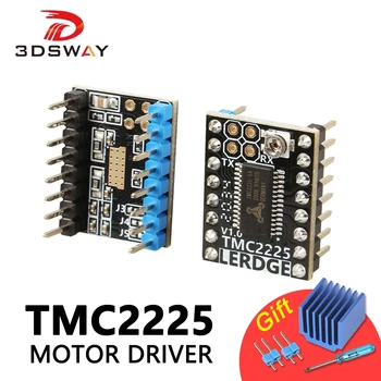 3DSWAY 3D Printera Daļas TMC2225 Stepper Motor Vadītāja 256 Microsteps UART Ultra-kluss StepStick VS TMC2209 TMC2208 TMC2130 A4988