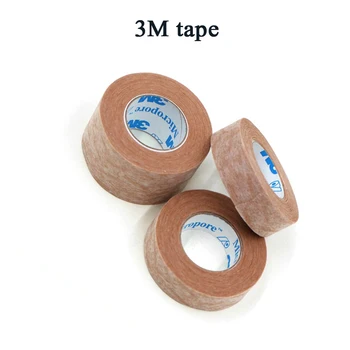 3M medicīnas miesas ādas, papīra lentes microporous elpojošs hipoalerģiska dubultā plakstiņa plastmasas izejvielas elpojošs platas lentes