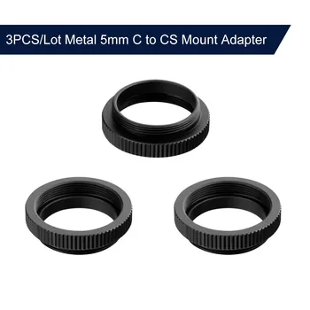 3PCS/Daudz Metāla 5mm C, lai CS Mount Adapteri