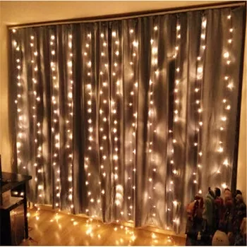 4*2,5 M 320LED Aizkaru gaismas ziemassvētku gaismas LED lāsteku stīgu Gaismas iela garland holiday jauno gadu dekori lampas LED Vīt spuldzes