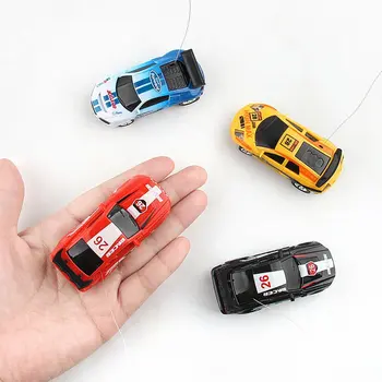 4 Krāsas 20Km/h Koksa Varat Mini RC Auto Radio Tālvadības Mikro Sacīkšu Auto 4 Frekvences Rotaļlietas Bērniem Dāvanas RC Modeļiem