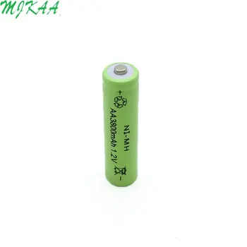 4gab Ni-MH 1,2 V 3800mAh Zaļā AA Uzlādējamas Niķeļa-metāla Hidrīda Akumulatoru 14mm*50mm