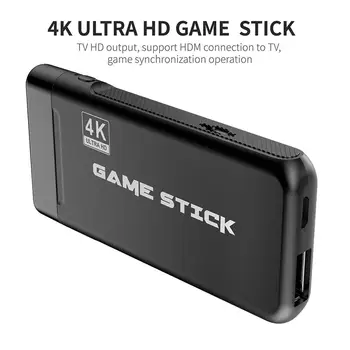 4K 3500 Spēles USB Bezvadu Konsoles Klasiskā Spēle Nūju Video Spēļu Konsole, 8 Bitu Retro Mini Kontrolieri HDMI Izeja Dual Spēlētājs