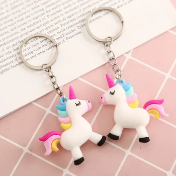 5 Gab. Gudrs Sieviešu Pegasus Unicorn Keychains Meitenēm Keychain Vizuļi Keyring Dāvanas Meita Bērni