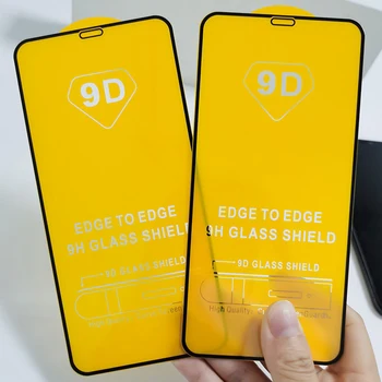 50gab 9D Rūdīts Stikls Pilna Līme Screen Protector For Samsung Galaxy Note 20 10 S10 Lite A10 A20 A30 A40 A50 A60 A70 A80 A90