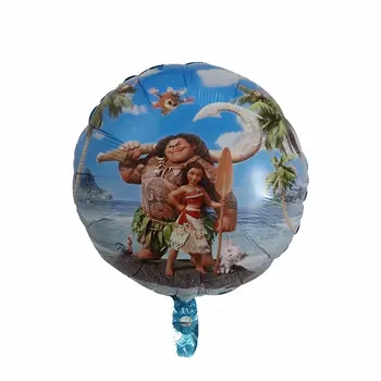 50gab/daudz Moana folija baloni moana puses piegādes moana tēmu dzimšanas dienas svinības apdare bērniem, rotaļlietas, globo meitenes dāvanas piederumi