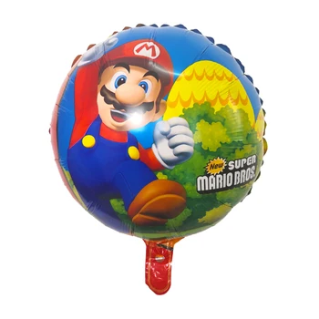 50gab/partija, Super Mario, Baloni, Klasiskās Rotaļlietas Mario Bros Mylar Baloni Dzimšanas dienas svinības Baby Dušas Apdares Gaisa Ballon Bumbu