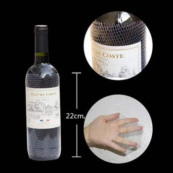 50gab! Praktiski PE plastmasas vīna pudele ieskaita lai novērstu berzi pudeles,dzērienu iepakojumu apdare.