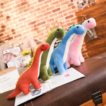 50~120cm Mīļu Dinozauru Tanystropheus Pildījuma Rotaļlietas, Plīša Dino Zila/Vīna Sarkans/Zaļš/Rozā Meitenes Zēni Xmas Dāvanu Plushie