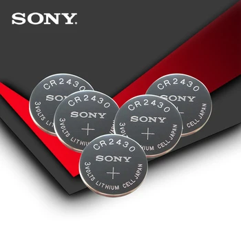 5pc/Sony daudz Oriģināls CR2430 CR 2430 3 V Litija Pogas Šūnu Akumulatoru Monētas Baterijas Pulksteņiem,pulksteņiem,dzirdes aparātiem