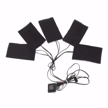 5V Āra Kempings Veste ir Viegla, USB Uzlāde, Elektrisko Sēdekļu Polsteri Atpakaļ Siltāks Uzstādīt Ziemas Kempings, Pārgājieni, Vestes Apkures lapa