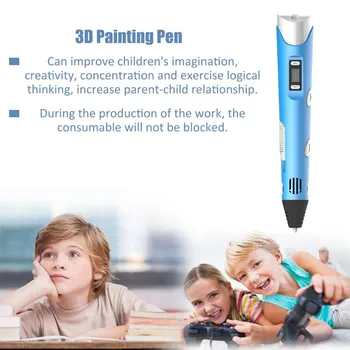 5V2A/12V2A 3D Drukāšanas Pildspalvu Zīmēšanas Inženieris 24M Taa Pavedienu Bērnu Izglītības Hobiji Rotaļlietu Dzimšanas dienas Dāvana Bērnam