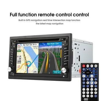 6.2 collu Auto Radio Stereo GPS Navigācijas 2 Bluetooth, USB, SD Touch Auto Multimediju Atskaņotājs, Audio Atskaņotājs, Multi-window Skats