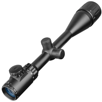 6-24X50 AOE Riflescope Regulējams Zaļā Red Dot Medību Gaismas Taktiskās darbības Joma Tīkliņš Optisko Šautene Jomu Medību Jomu, Gaisa Pistoli
