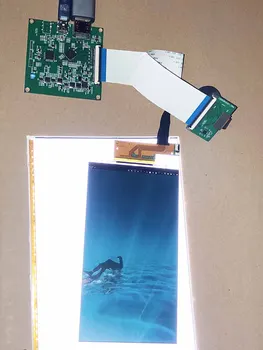 6.33 collu 1440*2560 2K LCD KOMPLEKTS Gaismas konservēšanas -3D printeri MIPI UZ HDMI Bez apgaismojums