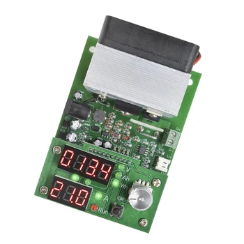 60W 30V 0-9.99 Nemainīgu Pašreizējo Elektronisko Slodzes LCD Digitālais Displejs Akumulatora uzlādes Mērītājs Tester ar Siltuma Izlietne, Ventilators