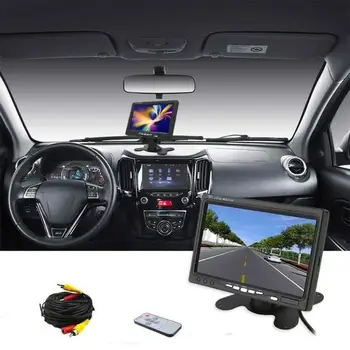 7 Collu Auto Monitors TFT Auto Ekrānu Atpakaļgaitā Transportlīdzekli, Monitori, Atpakaļskata Kameras Ekrāns Transportlīdzekļa Kravas automašīnu RV Auto Elektronika