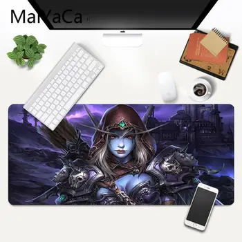 70X30CM Sylvanas WOW Spēļu Pele Spilventiņu Lielu XL Modes Peli Mat World of Warcraft, peles paliktnis, Lai Spēlētājs Klēpjdatoru Gumijas Notebook Pad