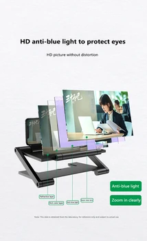 8 Collu Modes 3D Tālruņa Ekrāna Pastiprinātājs Mobilie Portatīvie Universālā Ekrāna Lupa Mobilo Telefonu Ekrānu Expander Palielināmo