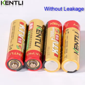 8pcs KENTLI 1,5 V AA PK5 2800mWh uzlādējams litija li-ion bateriju akumulators+ 4 slots litija ātri AA AAA lādētāju