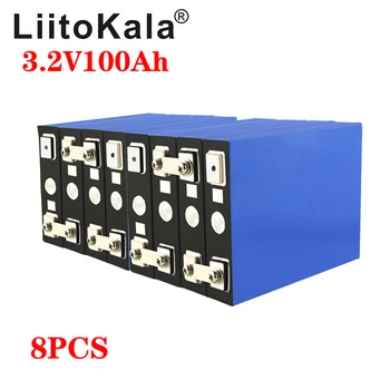 8pcs LiitoKala 3.2 v 10Ah LifePo4 baterijas litija 300A 3C augstas aizplūšanu uz diy 12V 24V saules Inverter elektriskā transportlīdzekļa golfa c