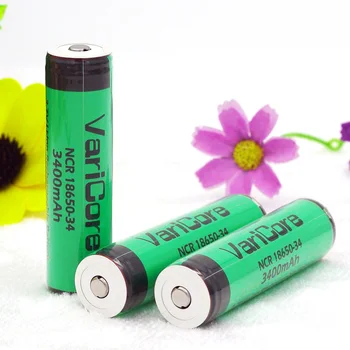 8PCS VariCore Aizsargāto Sākotnējo Uzlādējams Li-lon akumulatora 18650 NCR18650-34 3400mah ar PHB 3,7 V Lukturīšu baterijas