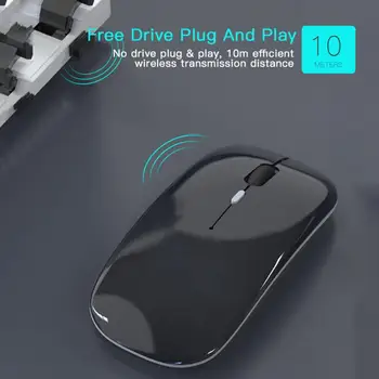 9 Veidi Bezvadu Peles Bluetooth RGB Uzlādējamais Bezvadu Peļu Datoru Klusums Mause LED Backlit Spēļu Peli, Lai Portatīvo DATORU