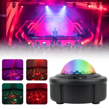 90 Modeļiem RGB LED Disco Light + 2 Lāzera Gaismas 5V Disko Lampas Lāzeru Projekcija, Skatuves Apgaismojums Parādīt Mājas Puse KTV DJ Dejas