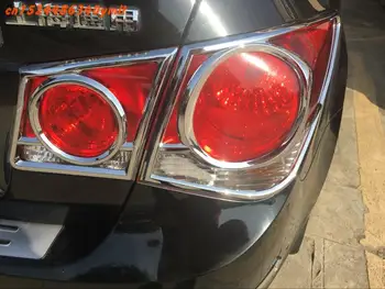 ABS Chrome Priekšā, Aizmugurē, Bagāžnieka Lukturu Astes Gaismas Luktura Vāka Apdare Stils Rotāt Bezel Molding Par Chevrolet Cruze 200--