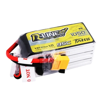 ACE Tattu R-Line 1.0 LiPo Akumulatoru Uzlādējams 1050 1300 1550mAh 95C 14.8 V 22.2 V 4s1p 6s1p par RC FPV Sacīkšu Dūkoņa Quadcopter