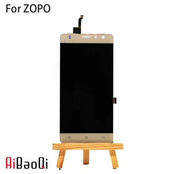 AiBaoQi Jaunu Oriģinālu 5.0 collu Touch Screen+1280X720 LCD Displeju Montāžas Nomaiņa ZOPO Krāsu F5 Tālruni Android 6.0