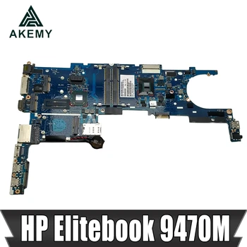 Akemy HP EliteBook Folio 9470M 6050A2514101 Klēpjdators mātesplatē i5-3437U 702849-001 702849-501 702849-601