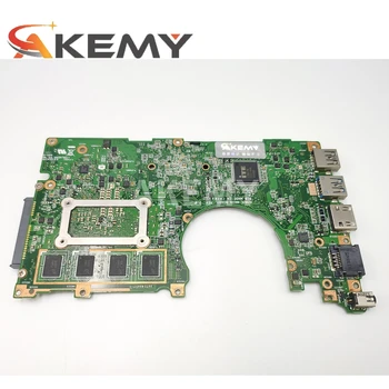 Akemy X202E mainboard Par ASUS S200E X202E X201E X202EP Vivobook Mātesplati REV2.0 Pārbaudes darbu I5 CPU, RAM 4G