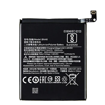 Akumulatora BM42 BM45 BM46 BN31 BN41 BN43 BN45 BN46 BN48 BN4A Par Xiaomi Redmi Piezīme 2 3 4 4X 5 5A 6 7 8 8T Pro Note2 Note3 Note5APro