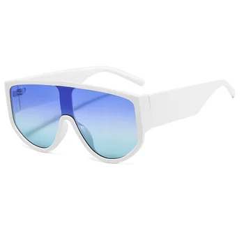 ALOZ MICC Modes Viens Gabals Saulesbrilles Sievietēm Jaunu Lielizmēra Kvadrātveida Saulesbrilles, Vīriešu, Sieviešu Ieplests Steampunk Brilles Toņos UV400