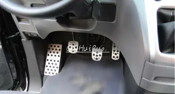 Alumīnija Bremžu, Sajūga Vāka Akseleratora pedāli neslīdoša Auto, Kāju Pedāļiem Droseles bremžu pedāļi Nissan NV200 13-15 Ar logo