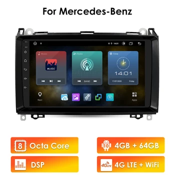Android 2G 32G 2din Auto multimedia Player Nav GPS radio Mercedes Benz B200 A B Class W169 W245 Vito Viano W639 Sprinter W906