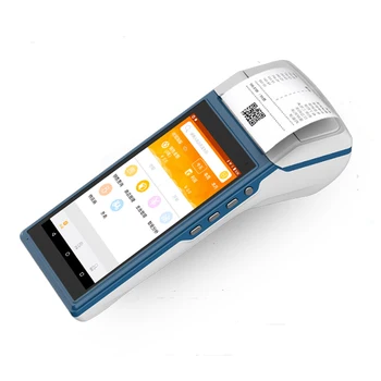 Android 5.5 collu rokas restorāns kases aparāti ar bezvadu norēķinu mašīna, POS SISTĒMA visu vienā restorāns kases