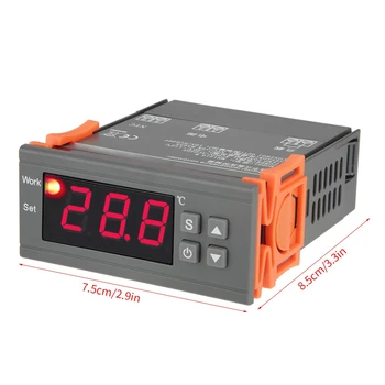 ANENG MH1210W Digitālais Temperatūras regulators 90-250V 10A 220V Termostata Regulators Ar Sensoru -50~110.C Apkures, Dzesēšanas Kontrole