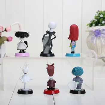 Anime Murgs Pirms Ziemassvētkiem Jack Sally Šoks Nulles Vadītājs PVC lelle Darbības Rādītāji Rotaļlietas bērniem