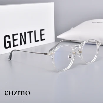 Apaļā rāmja sieviešu rāmji, brilles GM brilles COZMO Tuvredzība brilles sievietēm, vīriešiem rāmis Lasīšanas Brilles Vienkāršā stikla brilles