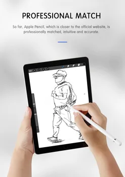 Apple Zīmuli, 2 Pieskāriena ātrās uzlādes Pen Irbuli iPad Pro 11 12.9 9.7 2018 Gaisa 3 10.2 2019 Mini 5 iPad Zīmuli