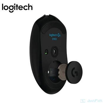 Atjaunotas Logitech G403 Brīnums, Vadu/2.4 GHZ wireless Gaming Peli 12000DPI RGB Weightable Ergonomika